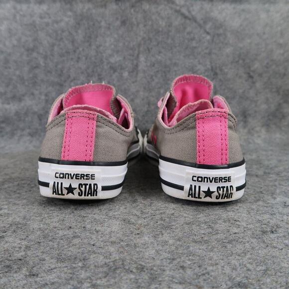 Converse Shoes Kids 1 Sneakers Double Tongue Chuck Taylor All Star Pink Gray Low - Picture 6 of 14